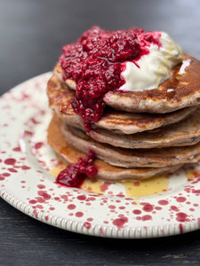 Elevate your Morning Pancakes with NEWROAD 30 Blend & Raspberry Compote, by Kate Cawdron